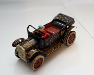 Vintage Marx Linemar Toys Japan Tin Friction Old Jalopy Car Coffee Grinder
