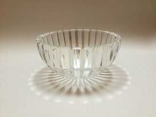 Vintage Tiffany & Co Ribbed Crystal Bowl -