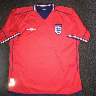 England Vintage 2002 - 04 Umbro Away Shirt Jersey S M L Xl Xxl Football Soccer