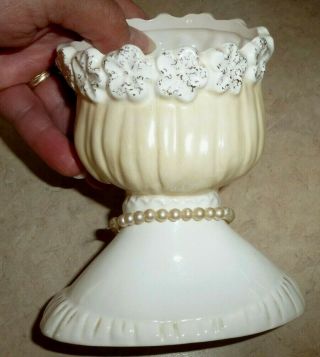 Vintage,  Head Vase Lady with Pearls 1958 Napco 3