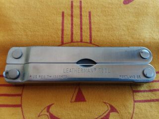 Vintage Leatherman Multi Tool.  With Leather Case.  What