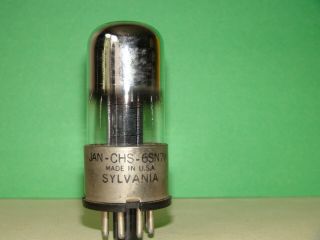 Sylvania Jan Chs 6sn7 W Vacuum Tube Us Navy