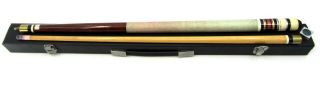 Vintage Willie Masconi Snooker Pool Cue Stick In Case