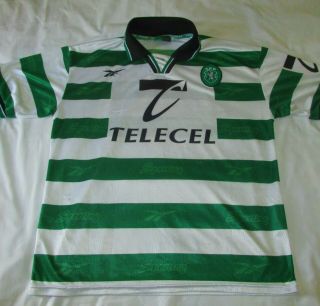 Vintage Sporting Lisbon 1998 - 99 Shirt - L