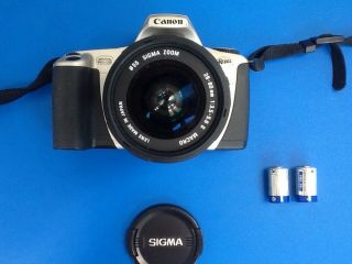 Canon Eos Rebel 2000 Af 35mm Slr With Ef 28 - 80mm F/3.  5 - 5.  6 Ii Zoom Lens Vintage