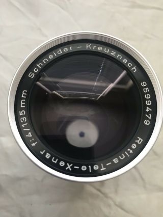 Schneider - kreuznach Retina - tele - xenar F:4/135mm Lens DKL Mount Contaflex 2