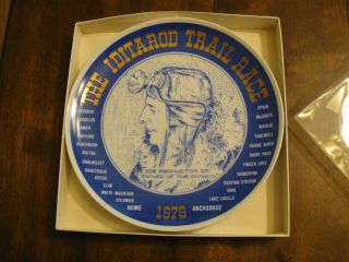 Vintage Iditarod 1979 Collectable Plate,  Joe Redington Sr,  Limited Edition 200 7