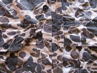 Vintage Duck Hunter Camouflage Shirt Medium by Duck Bay 45 4