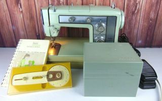 Vintage Sears Roebuck And Co Sewing Machine With A Ton Of Accessories And