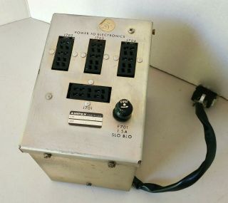 Ampex Ag 440 Power Distribution Box
