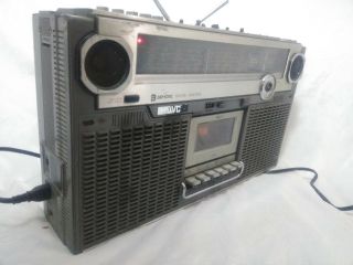 Vintage JVC Stereo Cassette Boombox Radio RC - 828JW,  Biphonic Sound System 2