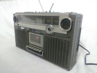 Vintage JVC Stereo Cassette Boombox Radio RC - 828JW,  Biphonic Sound System 3