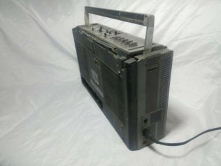 Vintage JVC Stereo Cassette Boombox Radio RC - 828JW,  Biphonic Sound System 4