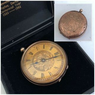 Vintage Jewellery Gold Engraved Pocket Watch