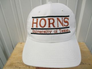 Vintage The Game University Of Texas Ut Long Horns Sewn Snapback Hat Cap 80s/90s