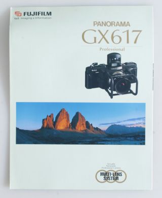 Fujifilm Panorama Gx617 Pro Brochure