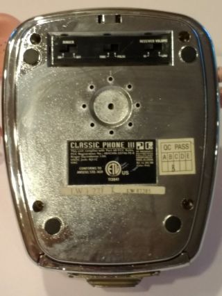 VTG Retro Pink Classic Phone III Push Button Note pad drawer faux dial Souvenir 3