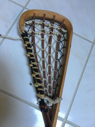 Vintage Stx Wooden Lacrosse Stick