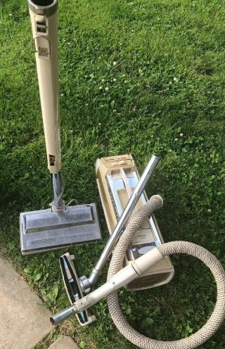 Electrolux J With Hose And Power Nozzle Vintage Vacuum Cleaner