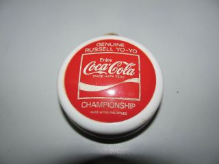 Vintage Russell Championship Coke Cola Yo - Yo Made In Philippines " L@@k "