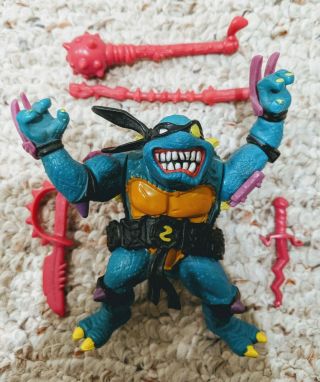 Tmnt Slash Playmates Complete Teenage Mutant Ninja Turtles 1990 Vintage
