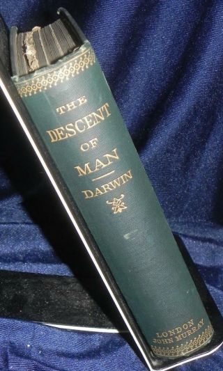 The Descent of Man Charles Darwin 1889 25th Thousand VG, 2