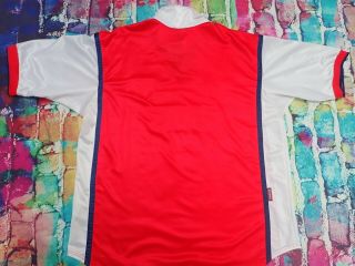 V23 1998 - 99 Arsenal Home Shirt Vintage Football Shirt Extra Large 6