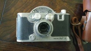 Mercury II Model CX 1/2 Frame 35MM Camera with Tricor 35mm f 2.  7 Lens 2