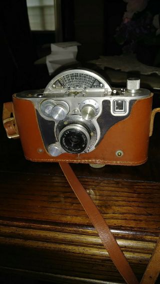 Mercury II Model CX 1/2 Frame 35MM Camera with Tricor 35mm f 2.  7 Lens 3