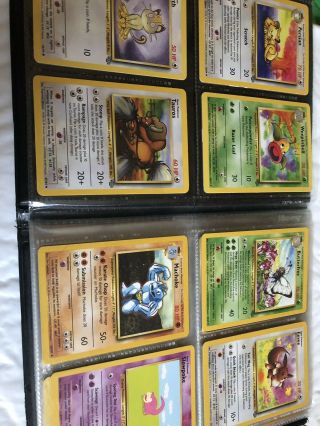 Vintage Pokémon Binder With 81 Cards 3