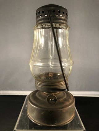 Vintage Small Perkins Lantern With Glass Globe - Marine Lamp Lantern