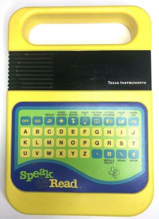 Speak And Read Talking Learning Toy Vintage 1978 Texas Instruments 70s Toy