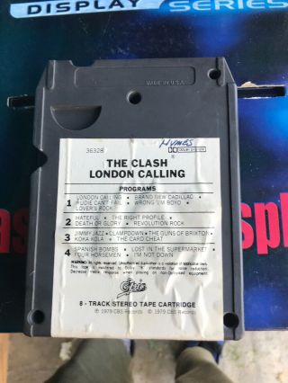 THE CLASH - LONDON CALLING (Vintage 8 Track Stereo Tape) - Not 3