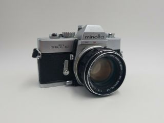 Vintage Minolta - Srt 101 35 Mm Camera - - Lens Mc Rokkor 58m