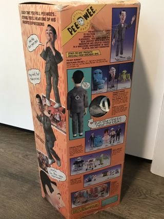 1987 Vintage Pee - Wee Herman Talking Doll in Display Package by Matchbox 2