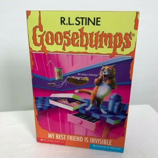 Vintage R.  L.  Stine Goosebumps My Best Friend Is Invisible Paperback Book 1997