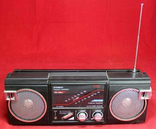 Stewart St - 388 Am/fm Radio Small Boombox - 1980 