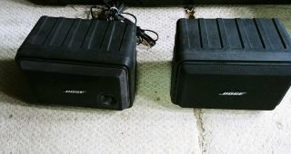 Vintage Bose Lifestyle Powered Speaker System Black (both)