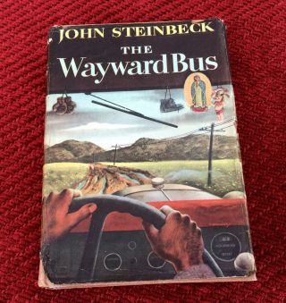 The Wayward Bus By John Steinbeck 1947 1st Edition Hc Book With Dust Jacket