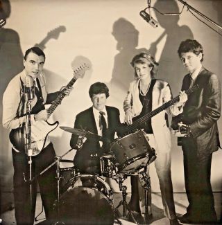 Talking Heads Promo Poster True Vintage David Byrne Chris Frantz Tina Weymouth
