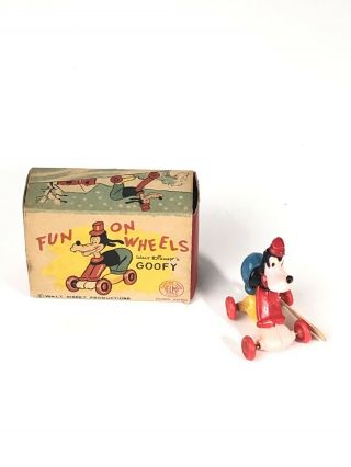 Vintage Disney Goofy Empire Toys Vintage Mini Fun On Wheels Car