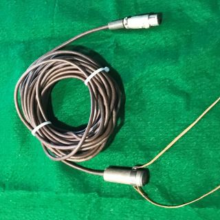 VINTAGE RCA BK - 6B LAVALIER MICROPHONE WITH NECK LANYARD 7