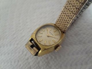 Vintage Wristwatch Longines 17 J Cal 5602 Stainless Steel Back