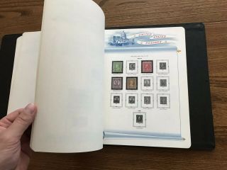 GandG Stamps Vintage White Ace Album With Pages And Some Stamps 6