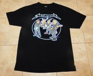 Vintage Metallica Squindo Graphic Concert T - Shirt Men 