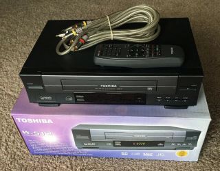 Toshiba Vcr With Remote W - 512 4 Head Hi - Fi Stereo Vcr Vhs Player Video Recorder