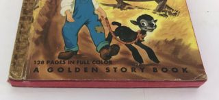 Walt Disney ' s So Dear to My Heart Golden Story Book Vintage 12 Cent 1950 3