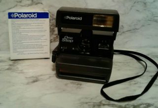 Polaroid One Step Close Up 600 Instant Film Camera & Vintage Film