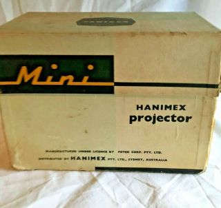 1950 ' s Hanimex ‘Mini’ Folding Slide Projector Made in Australia 4