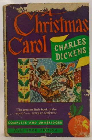 Charles Dickens - A Christmas Carol - First Edition Pocket Book Mass Market 1939